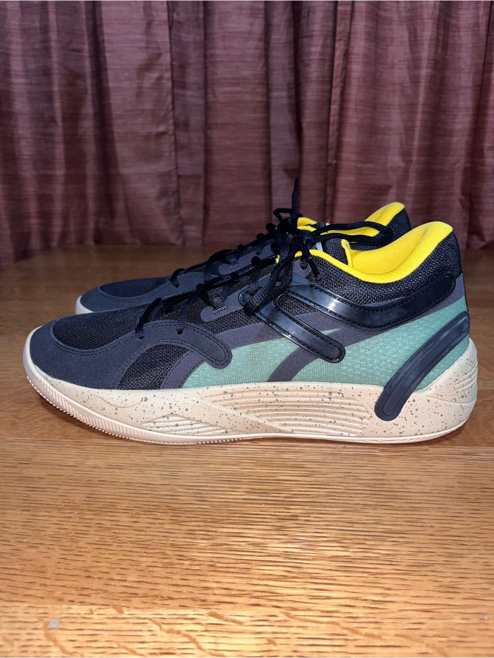 Puma TRC Blaze Court Winter 'Black Dusty Green' Sample Men's Size 14 Sample